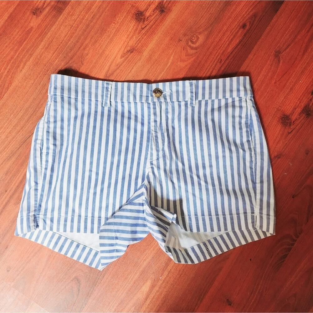 OLD NAVY BLUE STRIPE SHORTS SIZE 6 - Picture 1 of 5